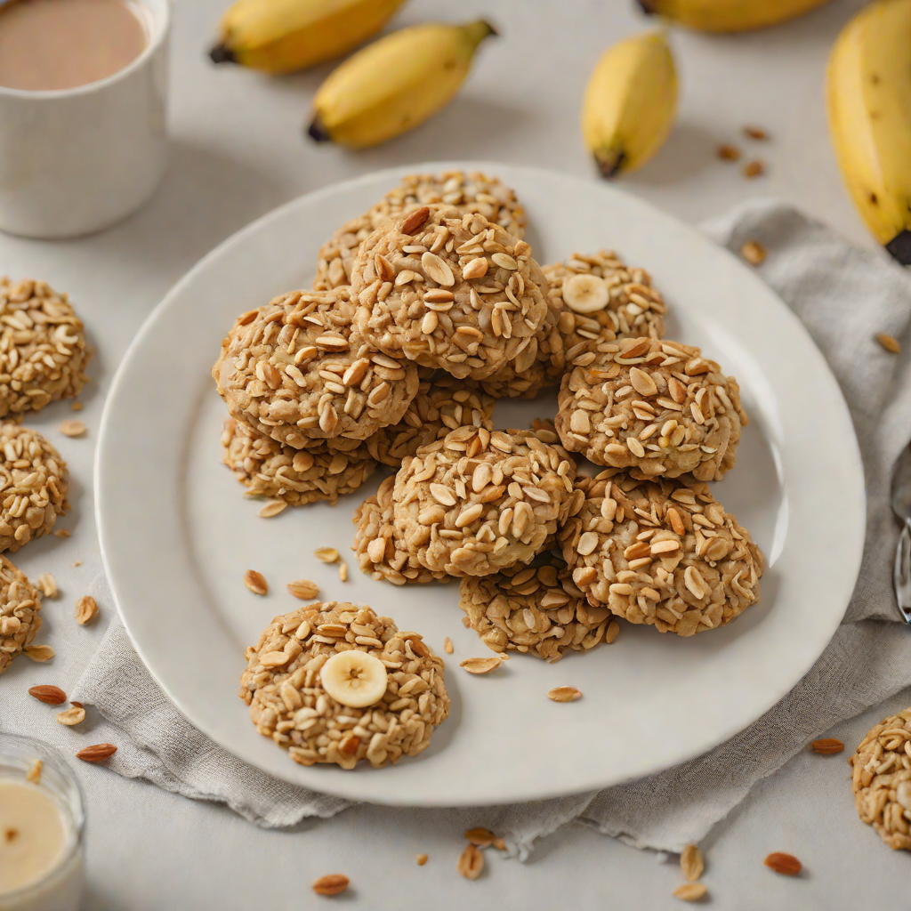 Smooth Banana Oat Breakfast Cookies