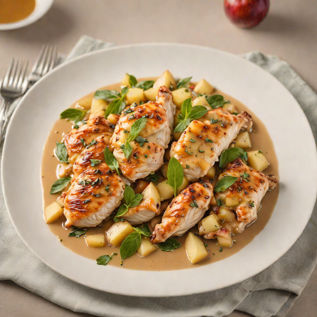 Sautéed Chicken with Apple and Sage Pan Sauce
