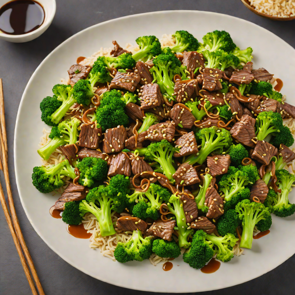 Quick Stir-Fried Beef with Broccoli and Ginger-Soy Sauce