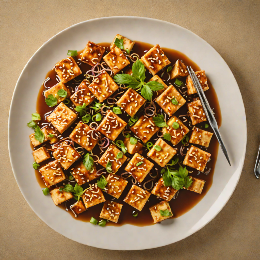 Stir-Fried Tofu with Hidden Ginger-Soy Glaze