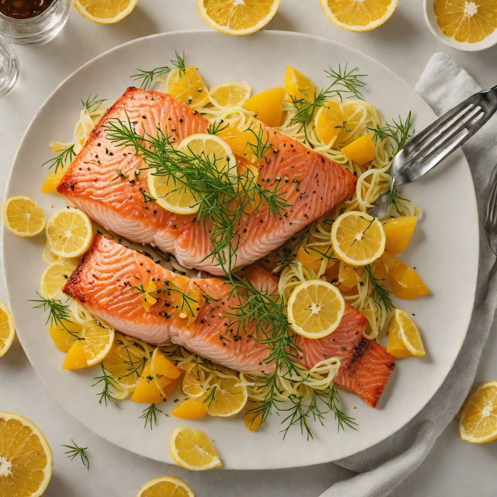 Oven-Roasted Salmon with Hidden Citrus and Fennel