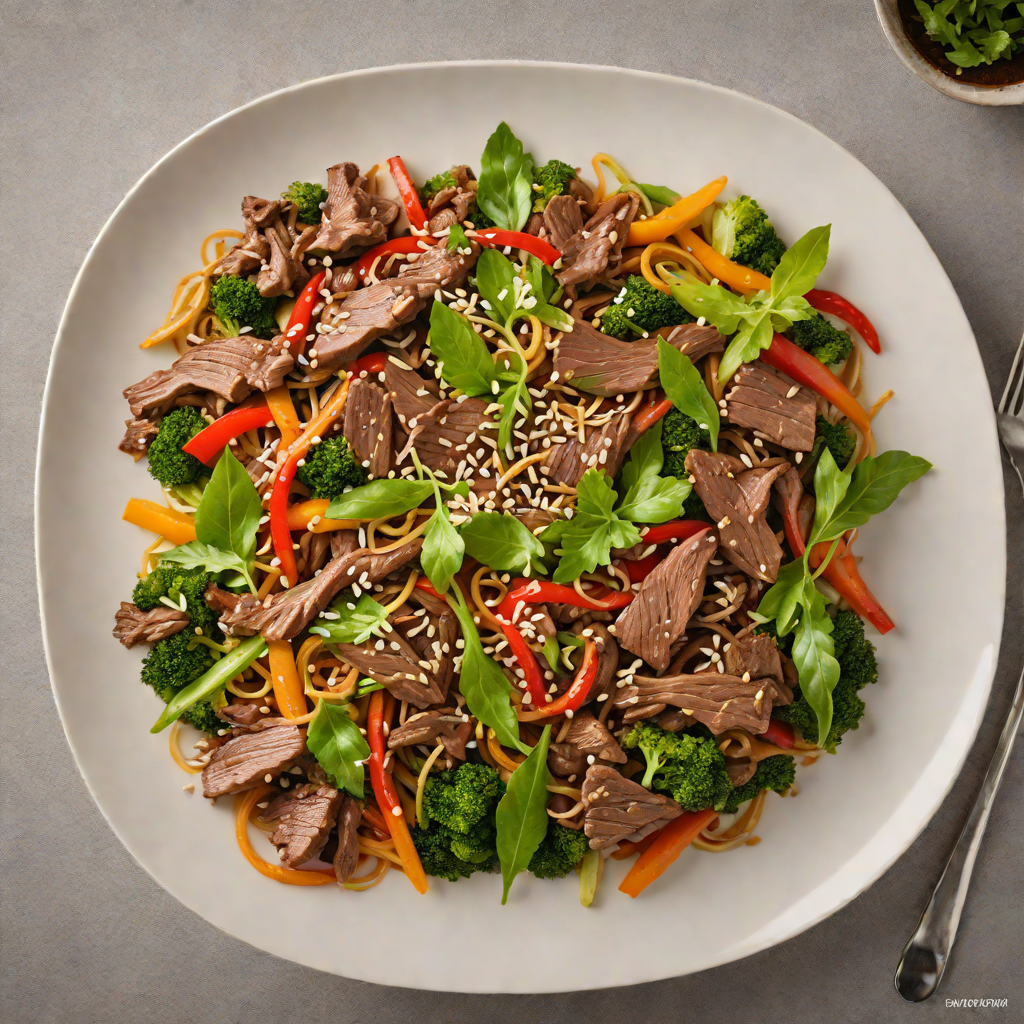Kangaroo Stir-Fry with Ginger and Wattleseed