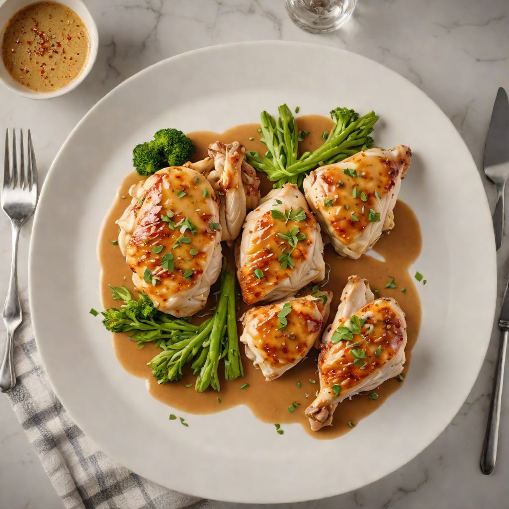 Pan-Seared Chicken with Spiced Cajun Butter Sauce