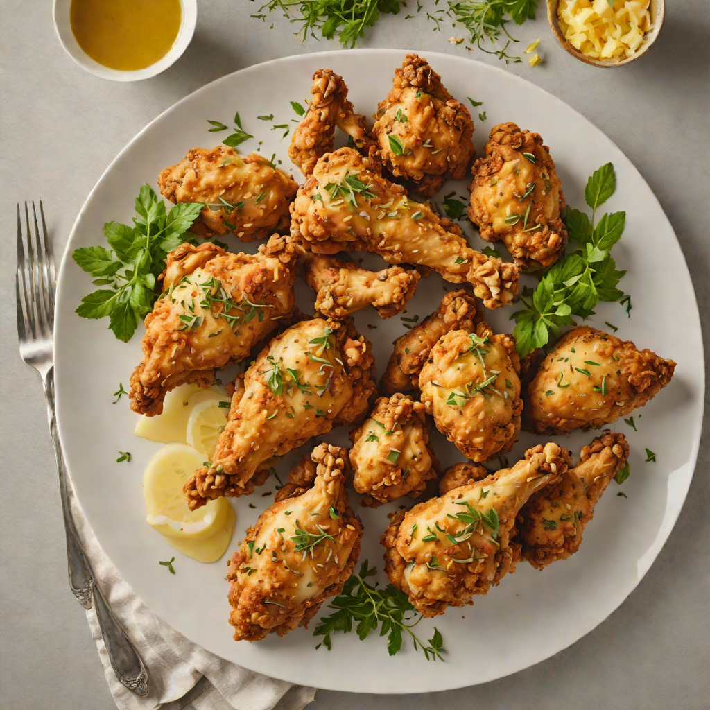 Free-Range Fried Chicken with Buttermilk Brine and Herb Seasoning