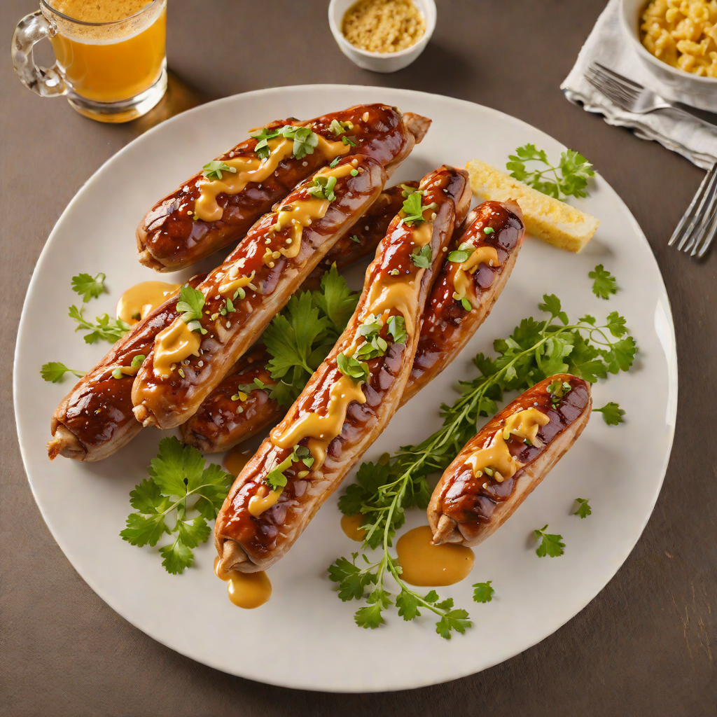 Over-the-Rhine Inspired Grilled Bratwurst with Beer Mustard