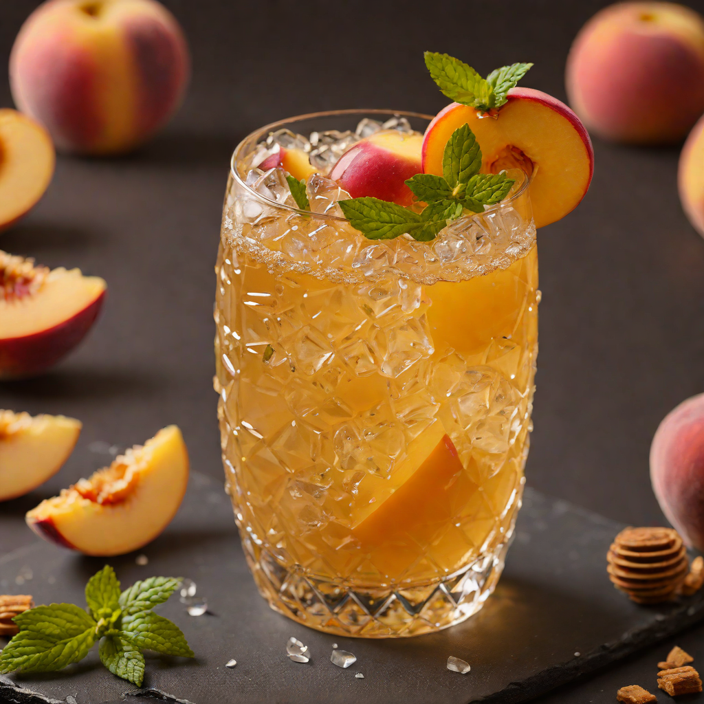 Peach Honey Bourbon Smash