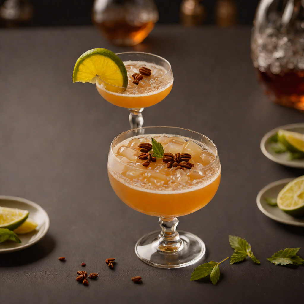 Familiar Comfort Spiced Bourbon Sour