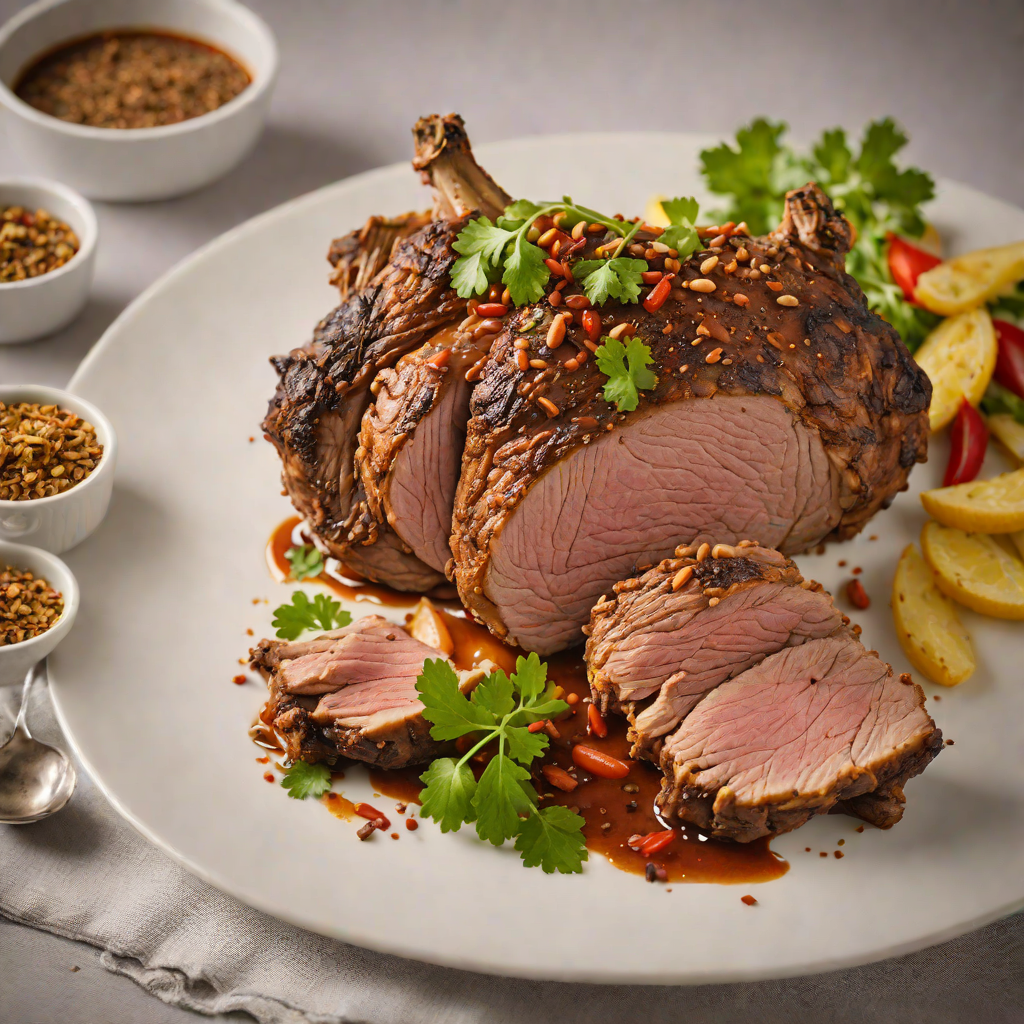 Slow-Roasted Lamb Shoulder with Swami Spice Rub