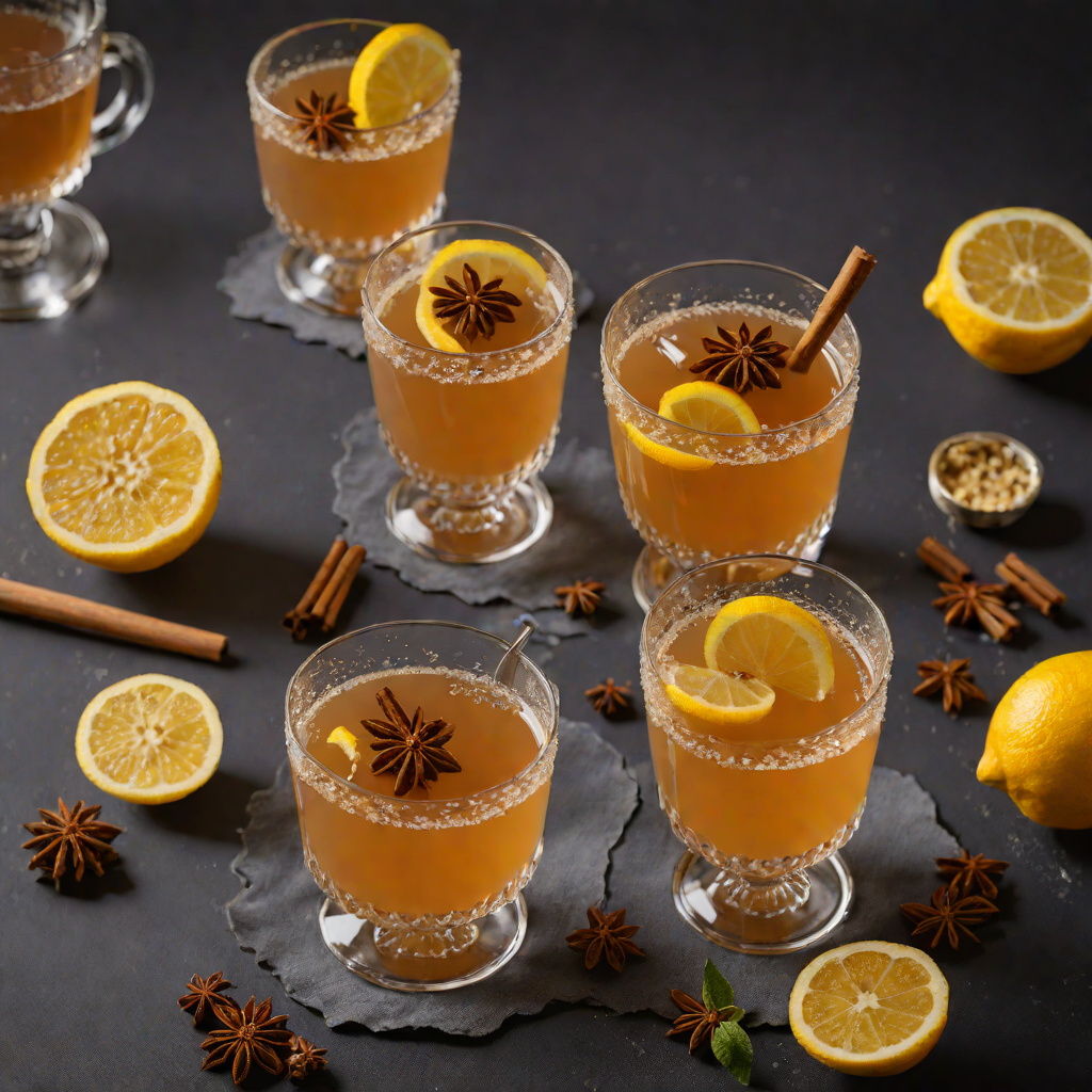 Chai-Spiced Hot Toddy with Honey and Lemon