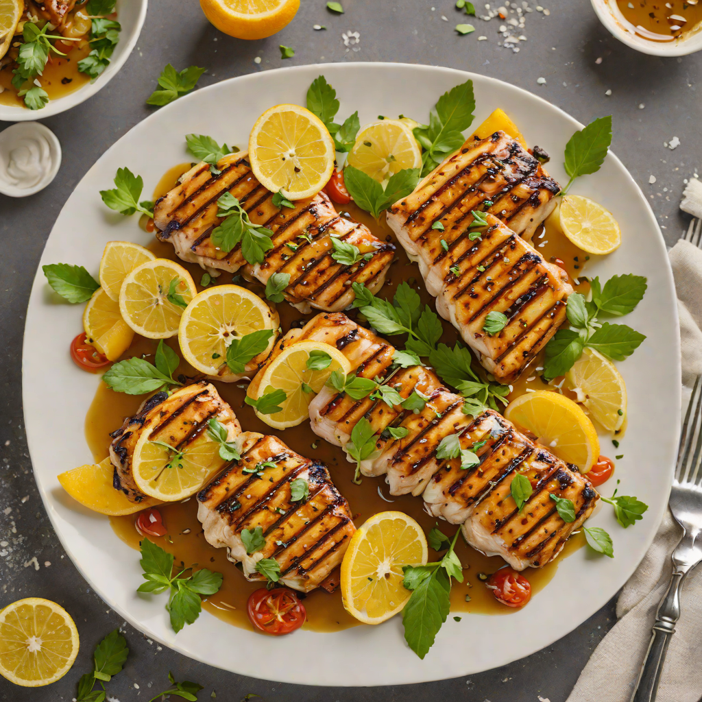 Grilled Citrus-Honey Chicken with Herb Marinade