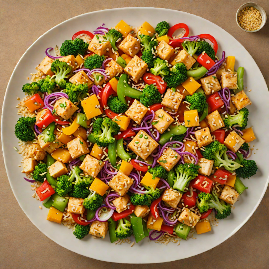 Veggie Stir-Fry with Tofu and Sesame