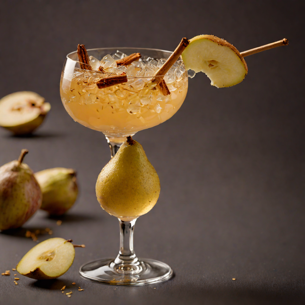 Honeyed Pear Sparkler with Ginger