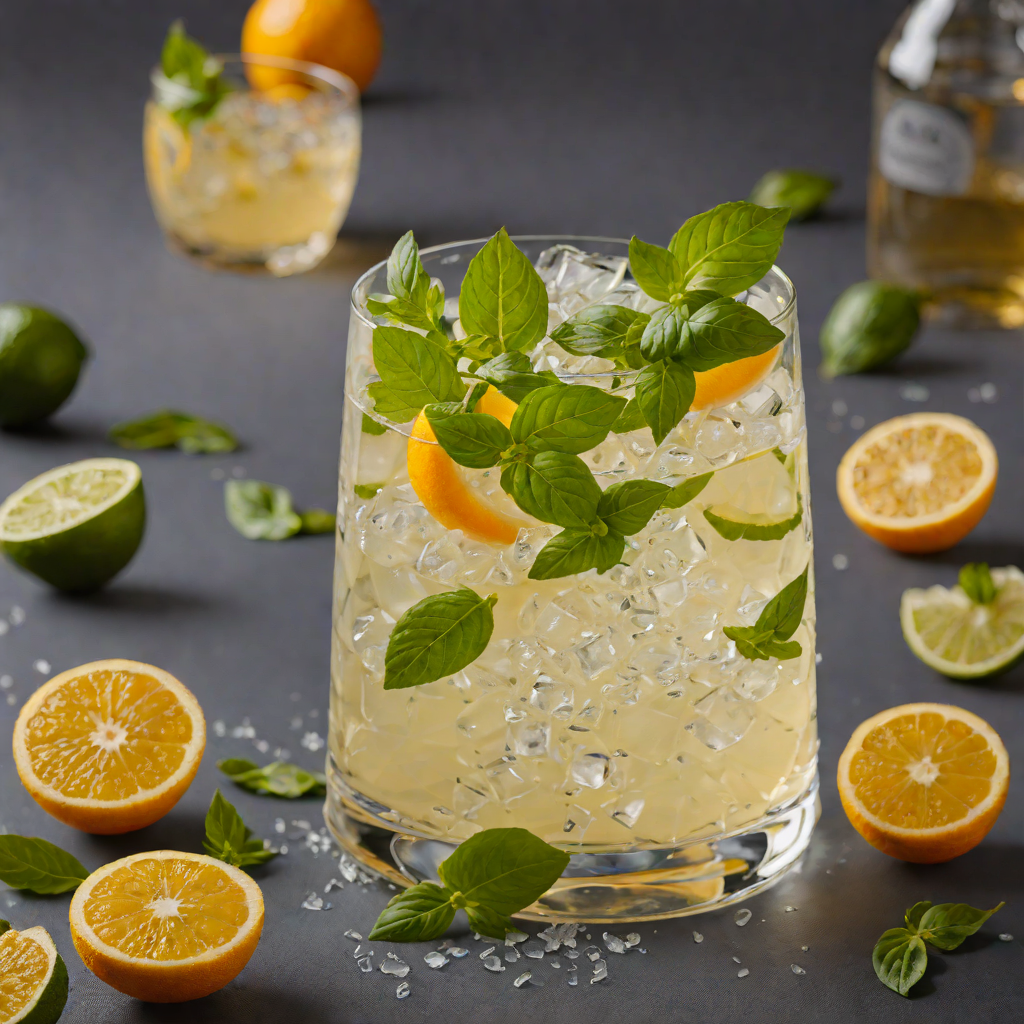 Citrus-Muddled Gin Basil Smash