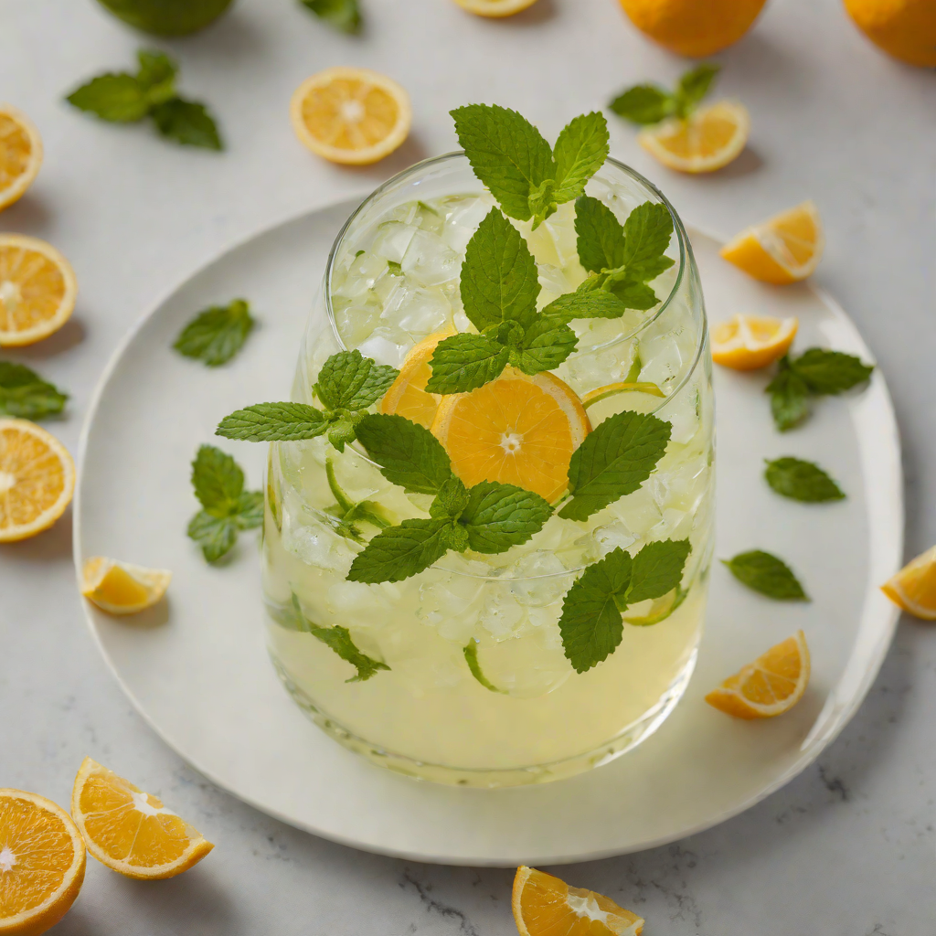 Citrus-Mint Mezcal Fizz