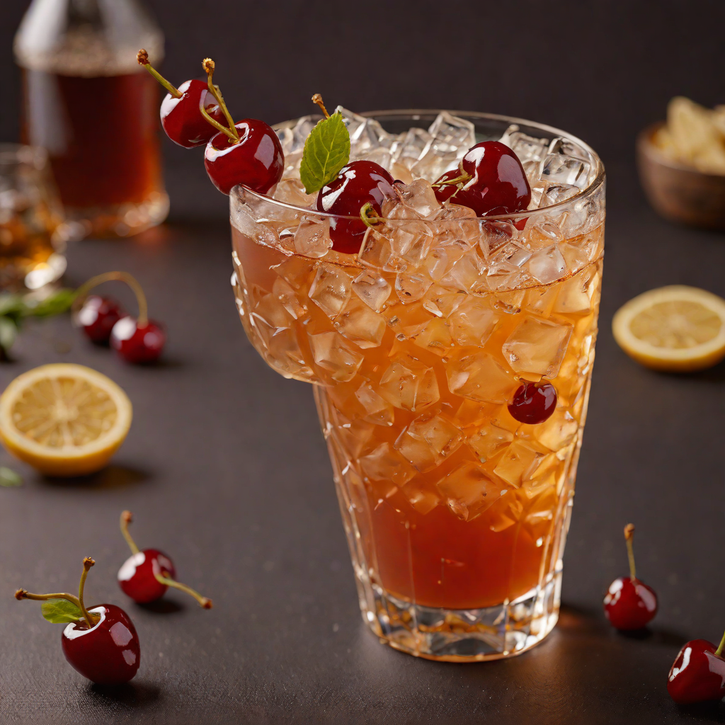 Vanilla-Cherry Bourbon Sour