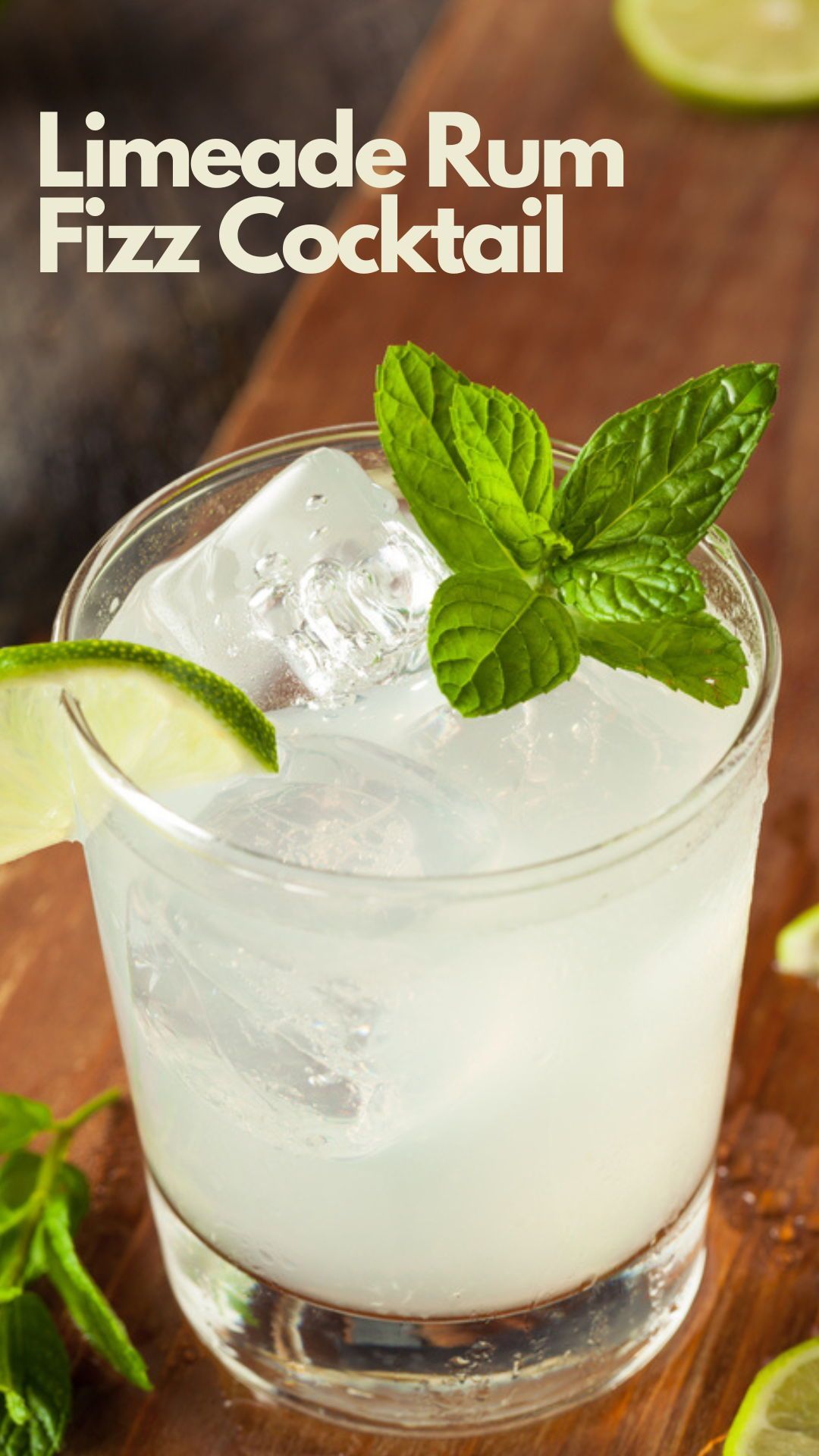 Minted Lime Rum Fizz
