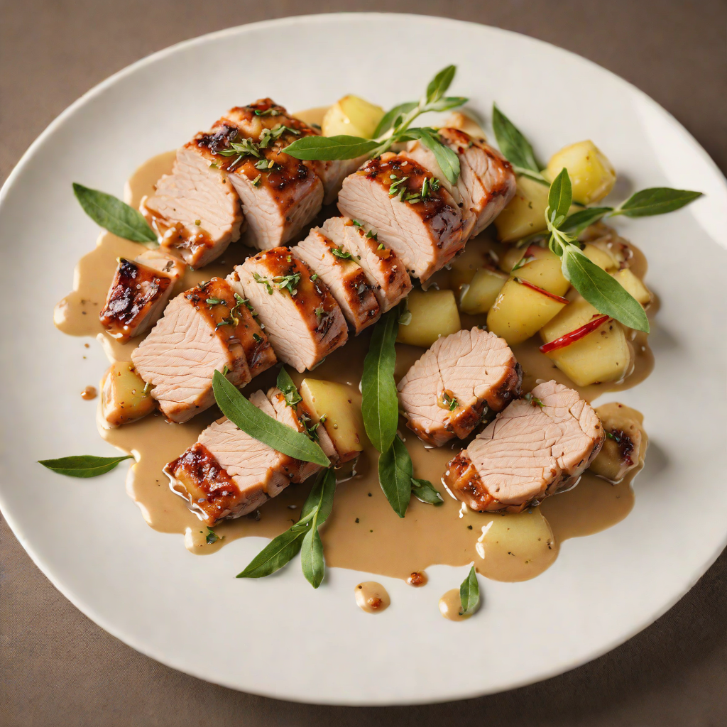 Pan-Roasted Pork Tenderloin with Apple and Sage Pan Sauce