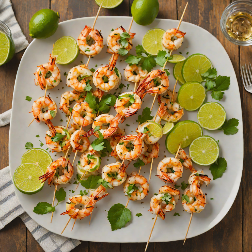 Ginger-Lime Grilled Shrimp Skewers