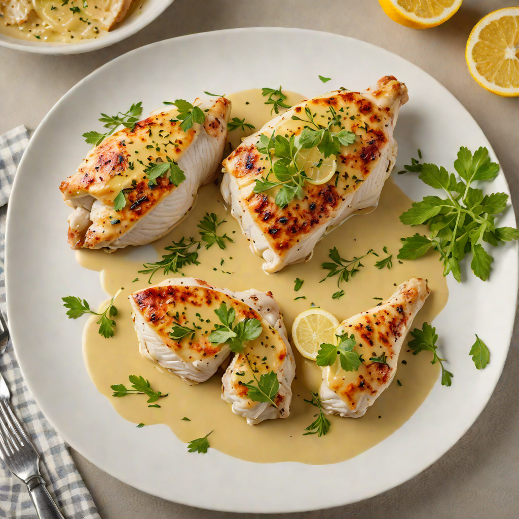 Pan-Seared Chicken with Lemon-Tarragon Mustard Sauce