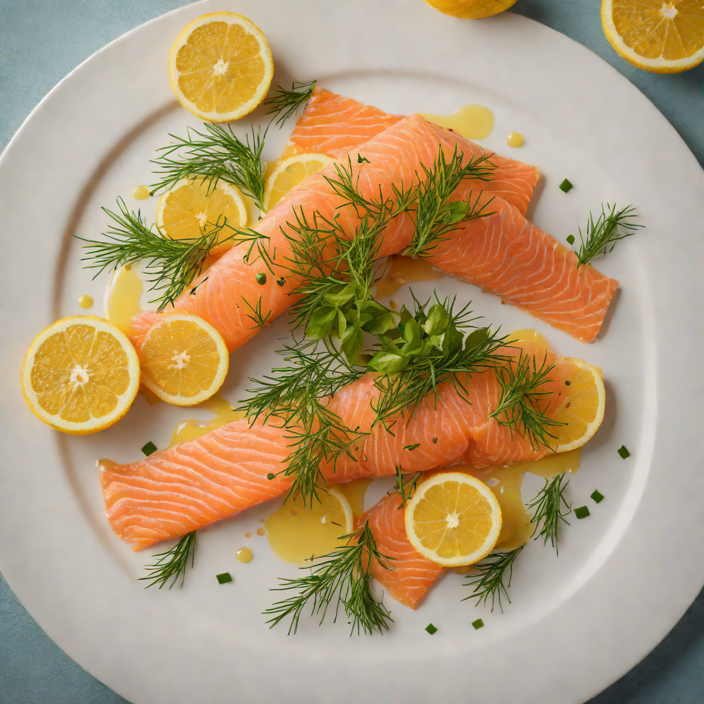 Vodka-Cured Salmon with Dill and Lemon