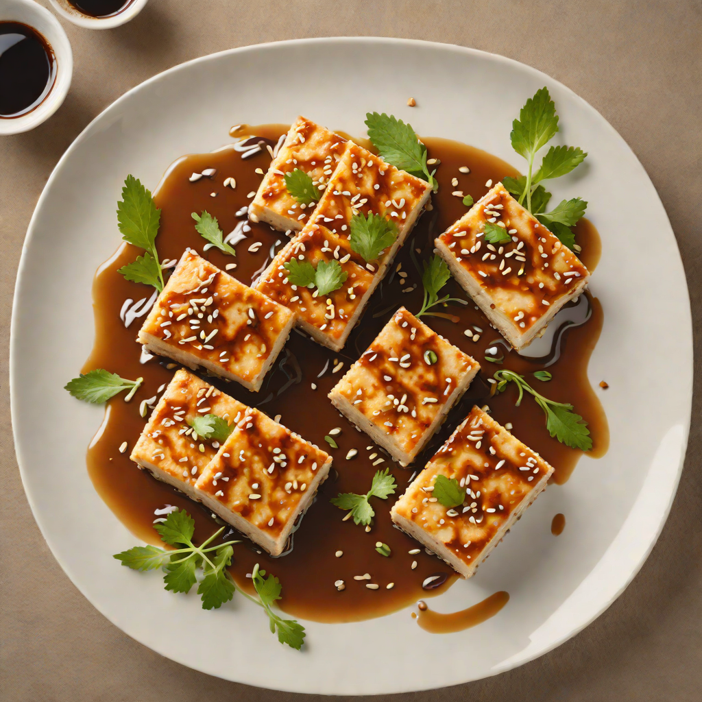 Pan-Fried Tofu with Ginger-Sesame Glaze