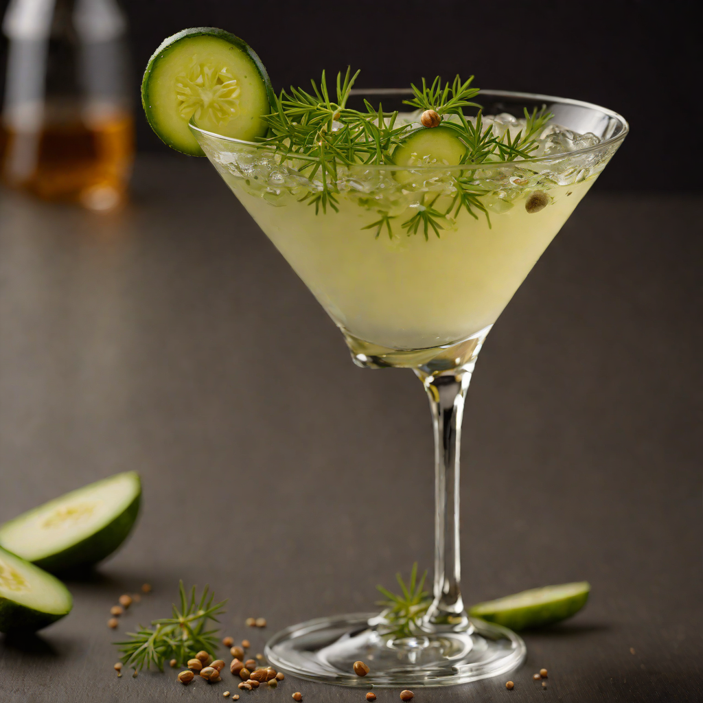 Juniper-Cucumber Martini