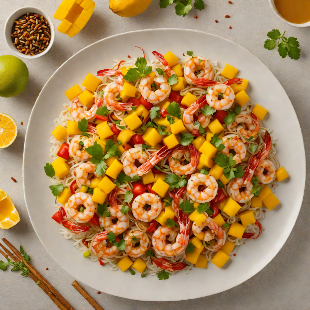 Shrimp and Mango Stir-Fry with Ginger Soy Glaze