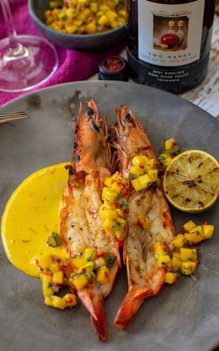 Grilled Saffron Shrimp with Lemon-Garlic Aioli
