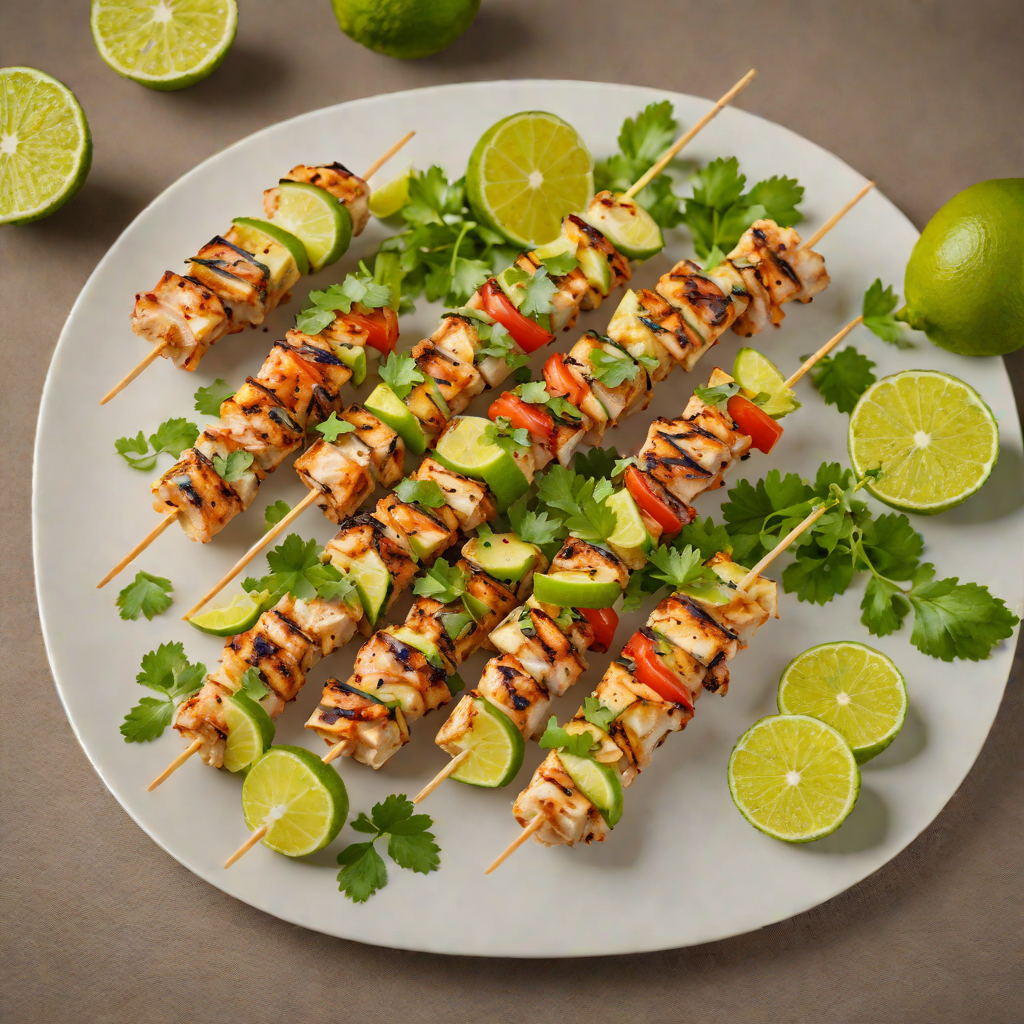 Citrus-Infused Tequila Lime Chicken Skewers
