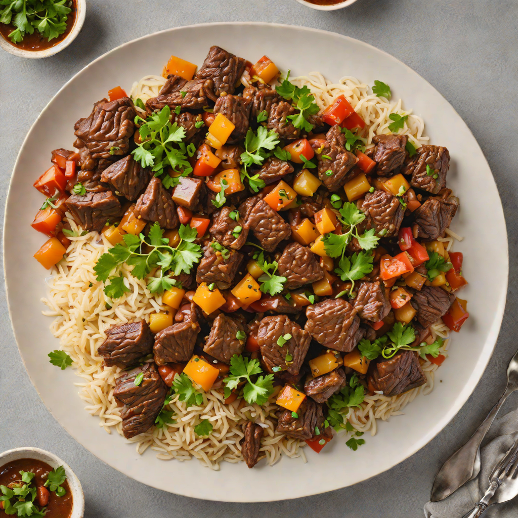 Slow-Cooked Ethiopian Beef Tibs with Onions and Berbere