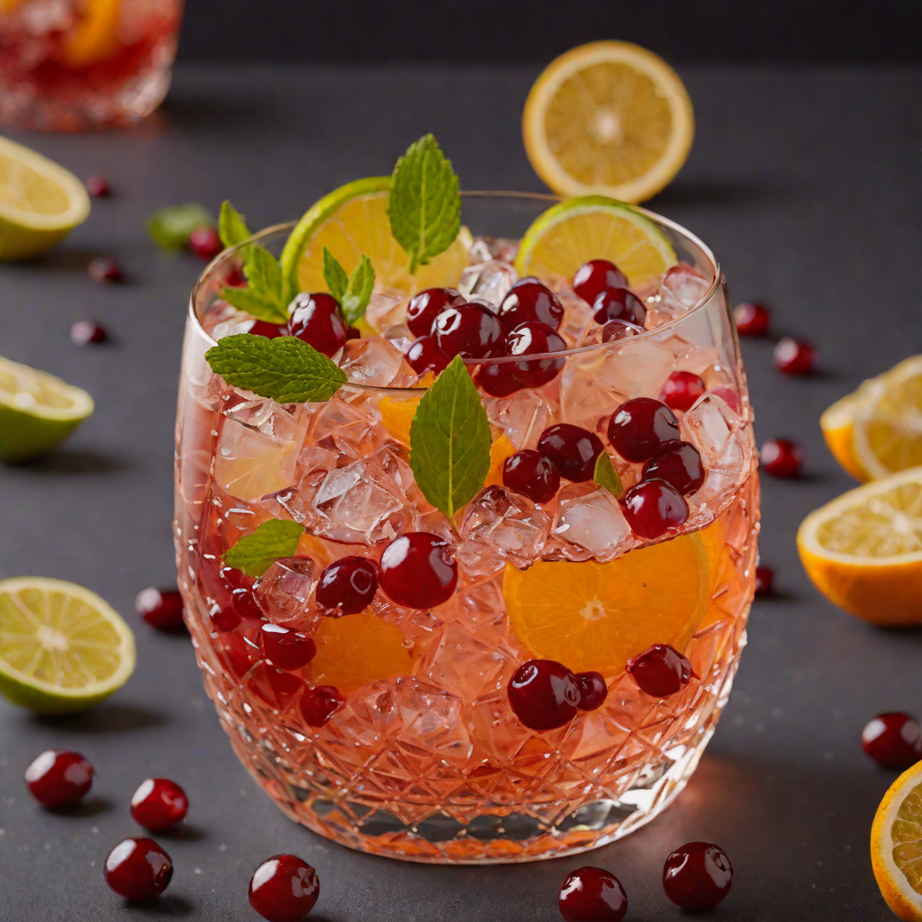 Cranberry Citrus Bourbon Smash