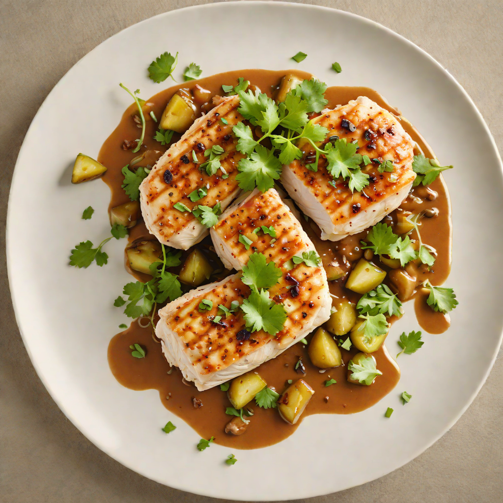 Pan-Seared Chicken Breast with Roasted Tomatillo and Chipotle Sauce