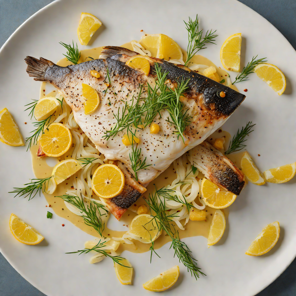 Pan-Seared Sea Bass with Citrus and Fennel