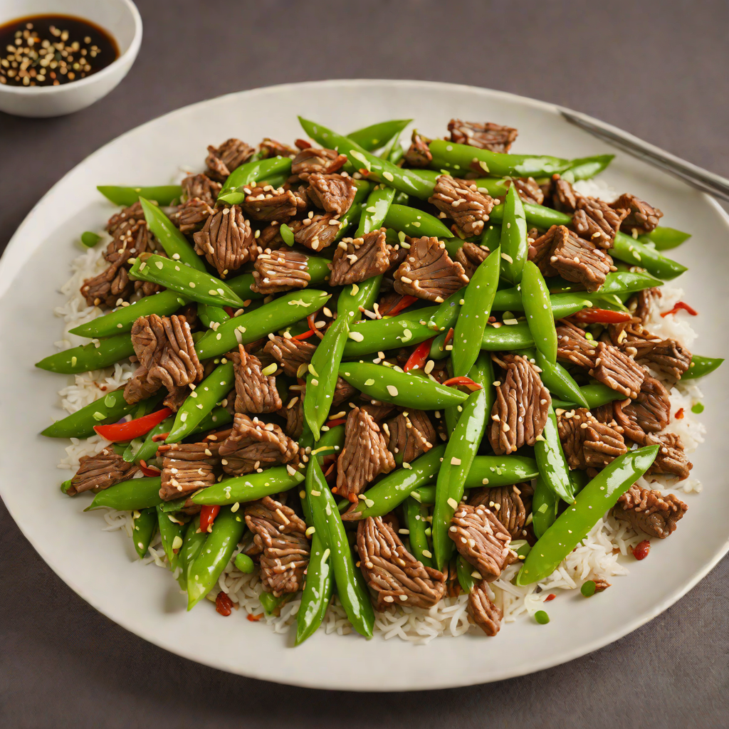Stir-Fried Beef with Chinese Five-Spice and Snow Peas