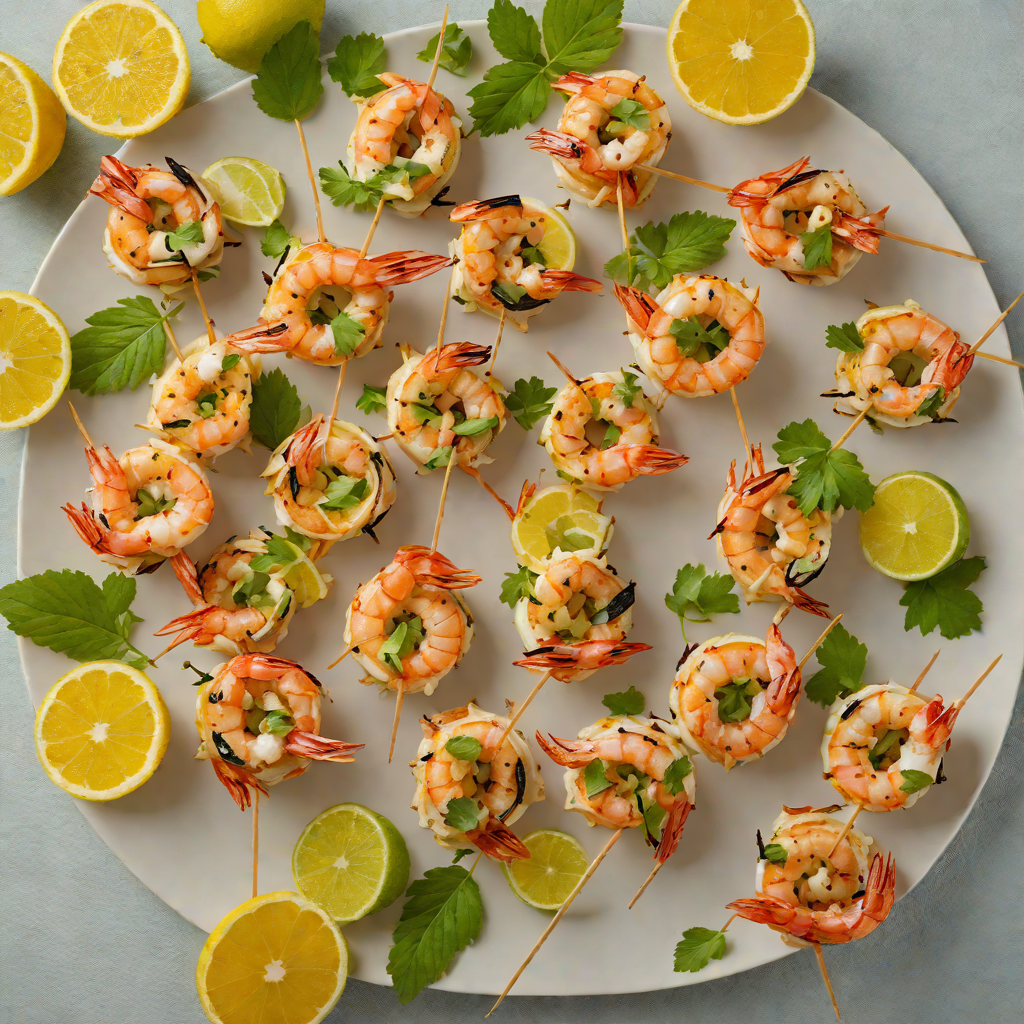 Grilled Sea Turtle-Style Citrus Shrimp Skewers
