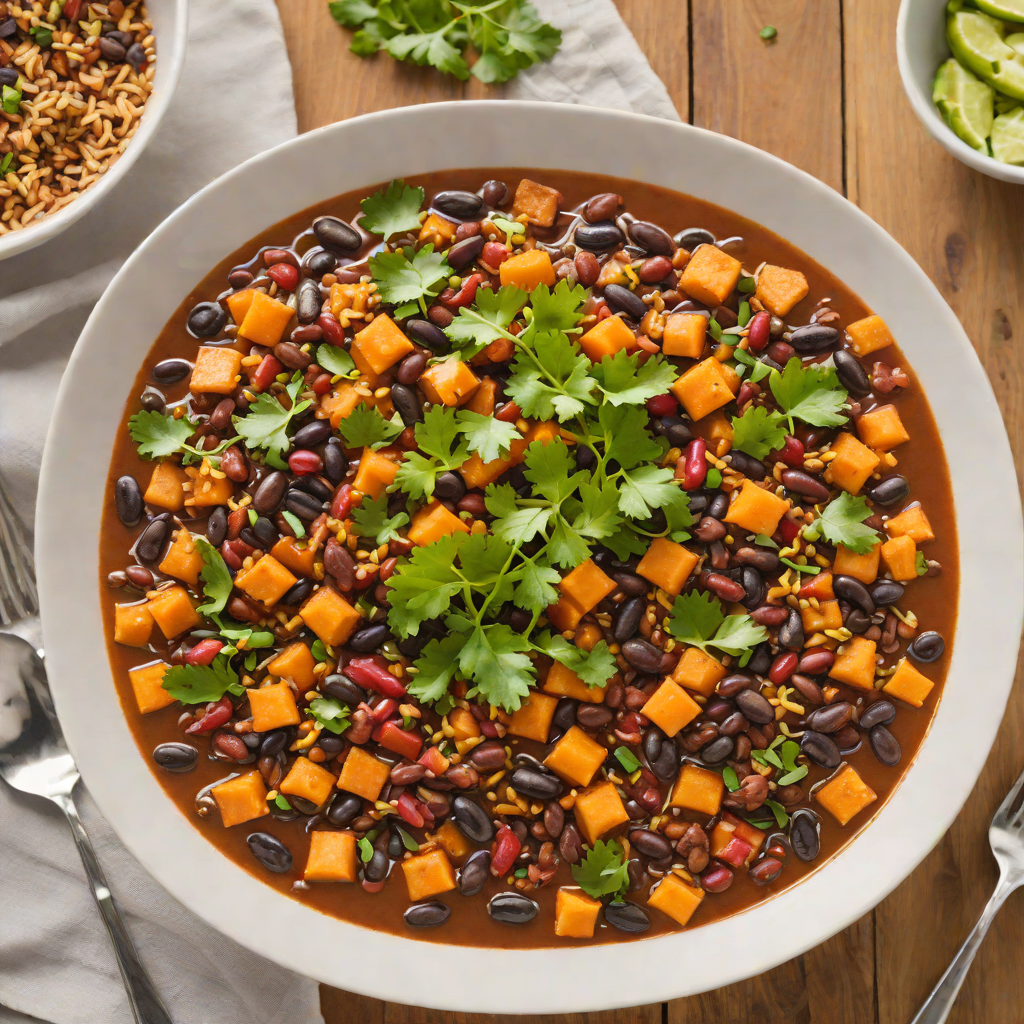 Spicy Tortoise-Inspired Black Bean and Sweet Potato Chili