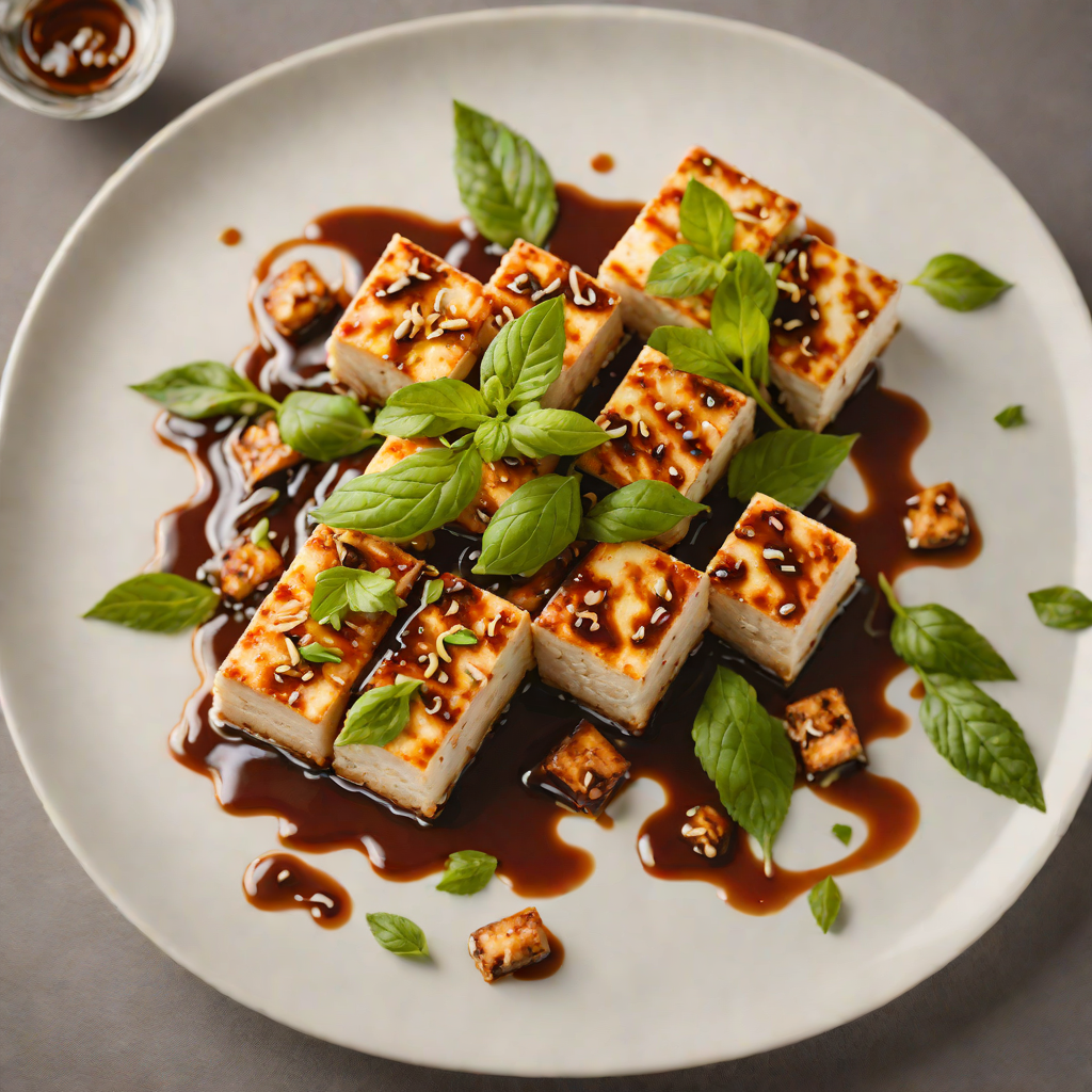 Pan-Seared Tofu with Thai Basil and Tamarind Glaze