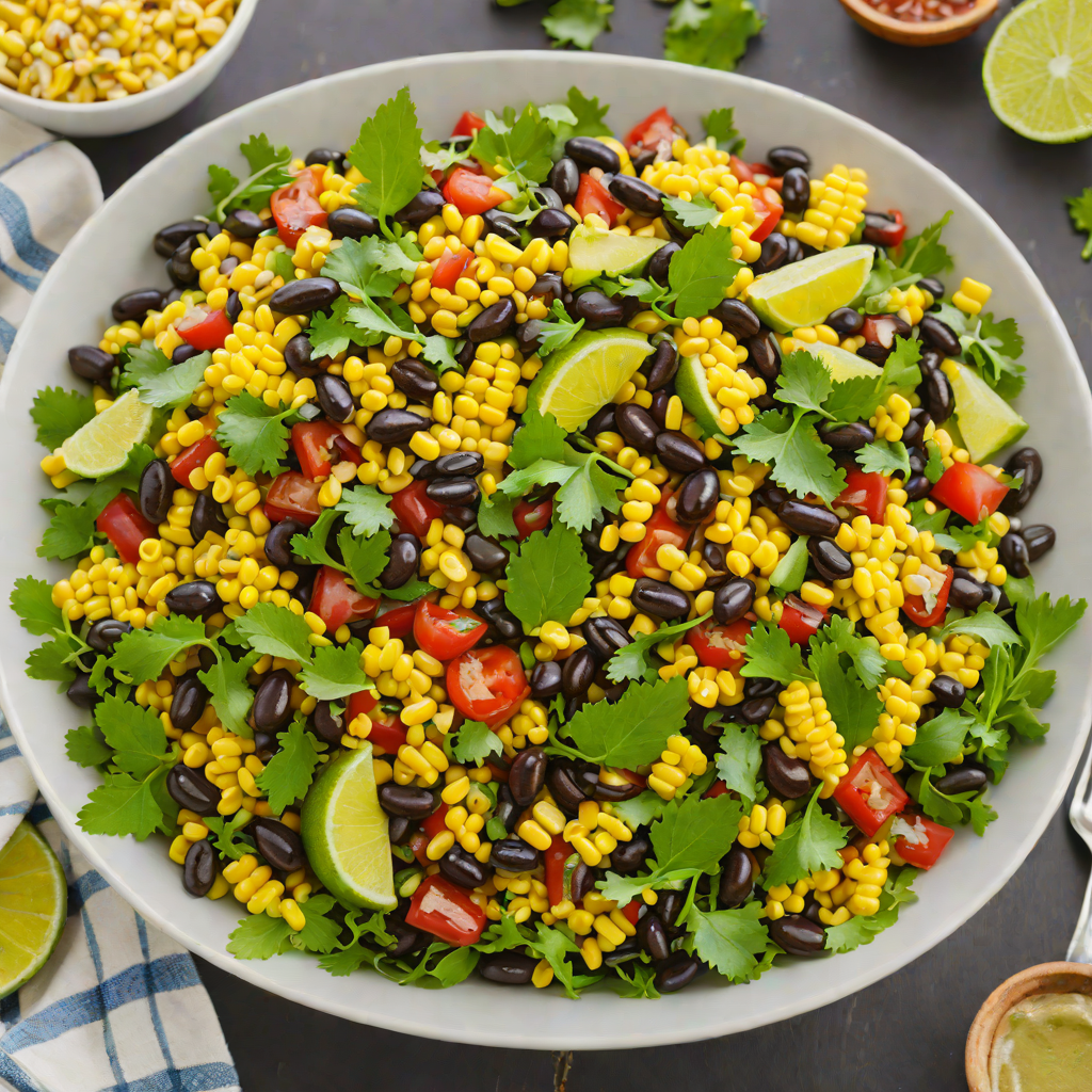 Black Bean and Corn Salad with Lime Vinaigrette