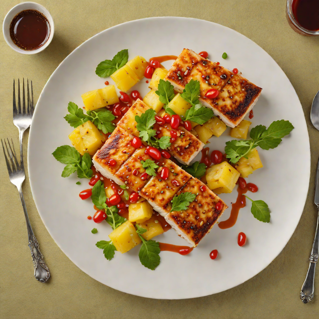 Pan-Seared Mahi-Mahi with Pineapple-Chili Glaze