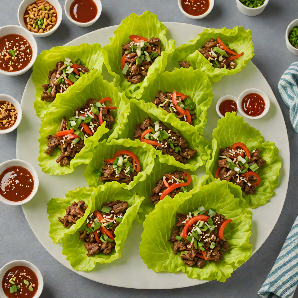 Quick Korean-Style Beef Bulgogi Lettuce Wraps