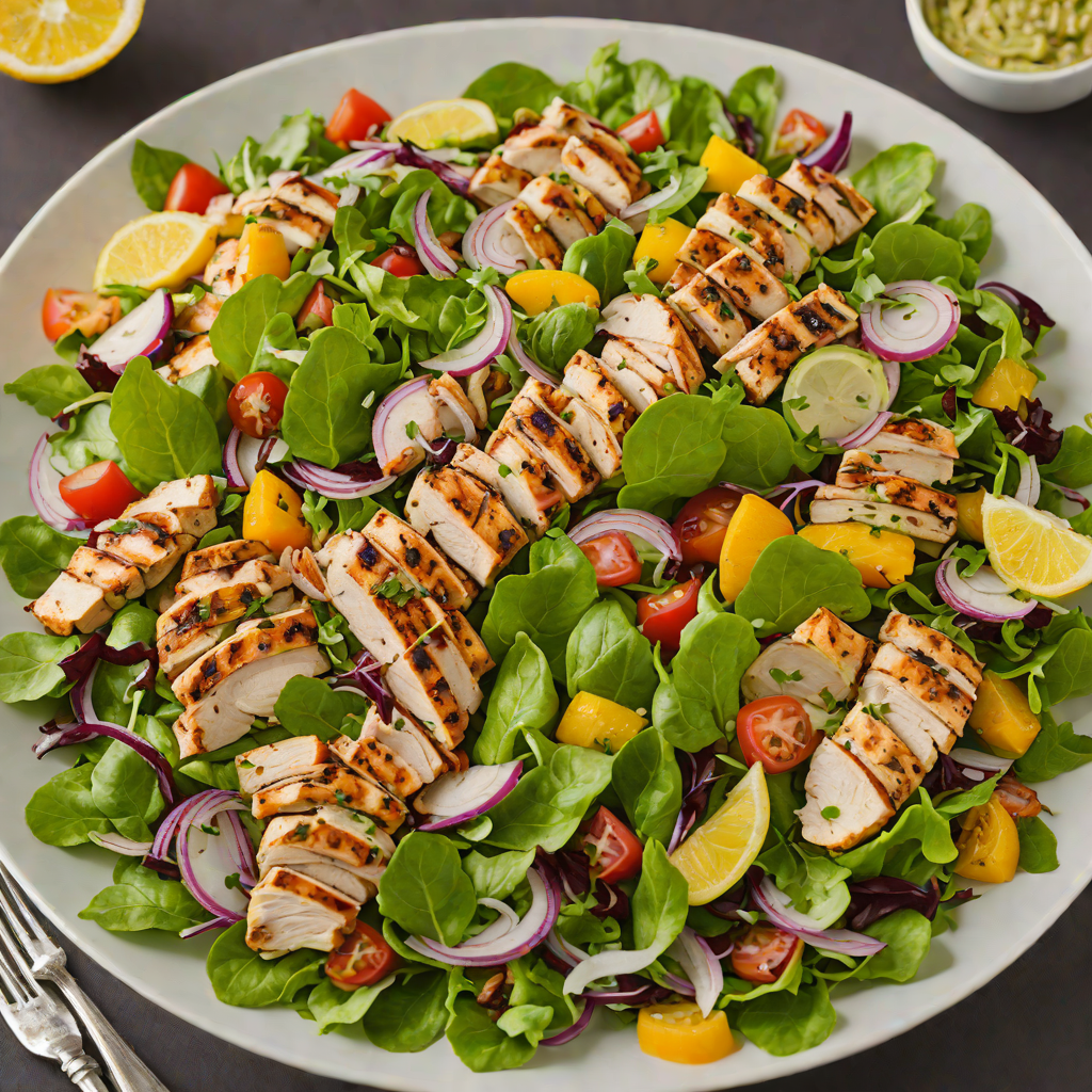 Zesty Citrus-Marinated Grilled Chicken Salad