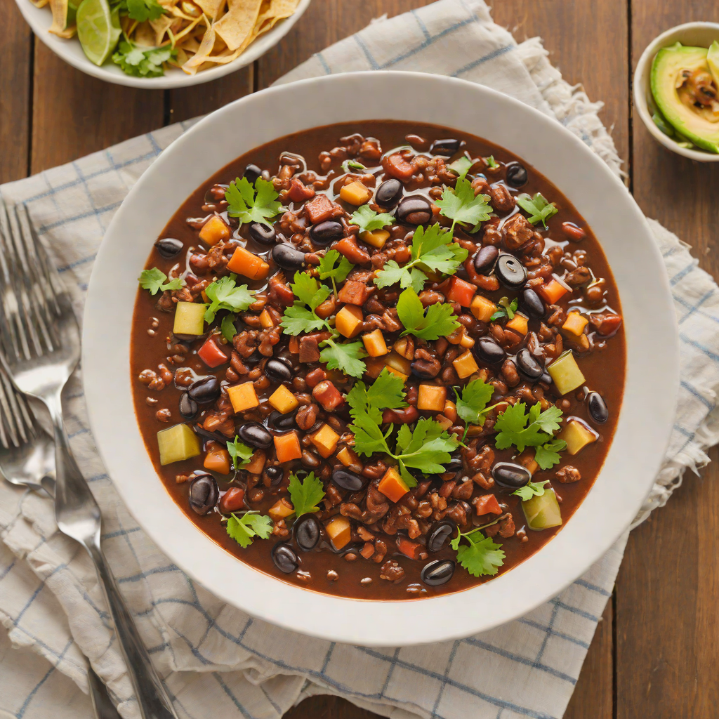 Slow Cooker Tamarind and Black Bean Chili