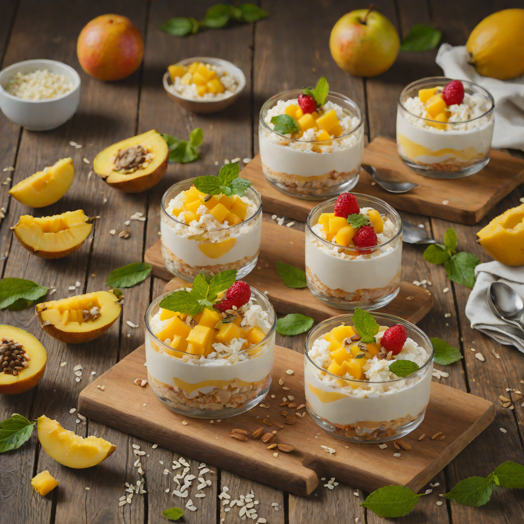 No-Bake Tropical Coconut Mango Parfait