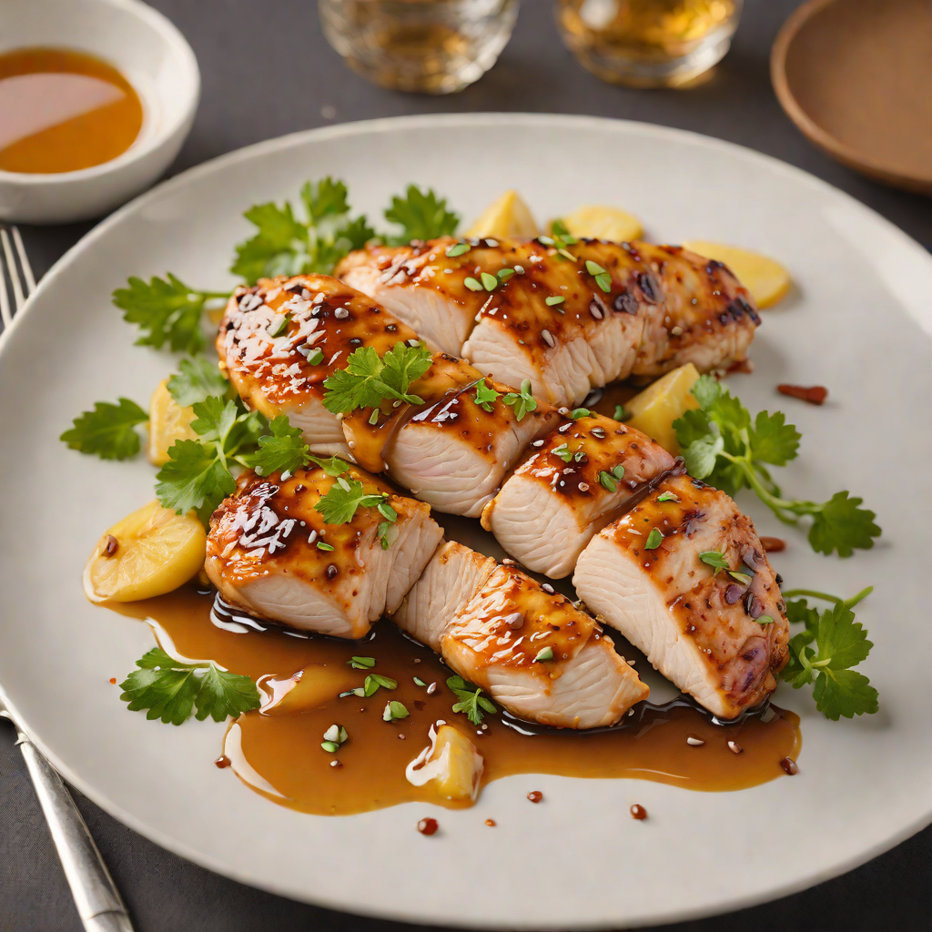 Pan-Seared Chicken Breast with Honey-Ginger Glaze