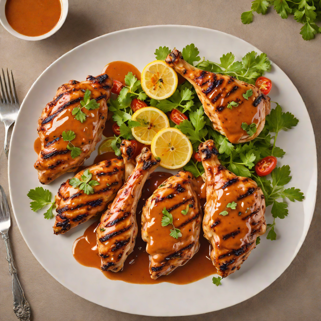 Grilled Cajun-Spiced Chicken with Smoky Paprika Sauce