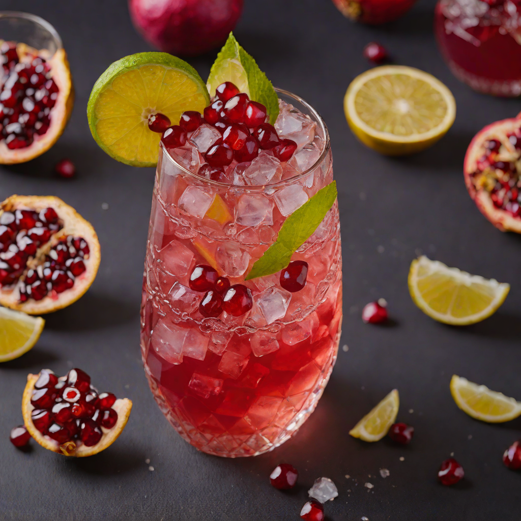Ruby Spice Mule with Ginger and Pomegranate
