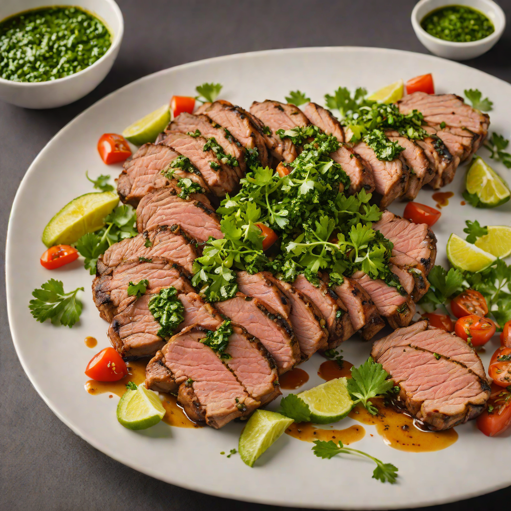 Grilled Brazilian-Style Pork Churrasco with Chimichurri