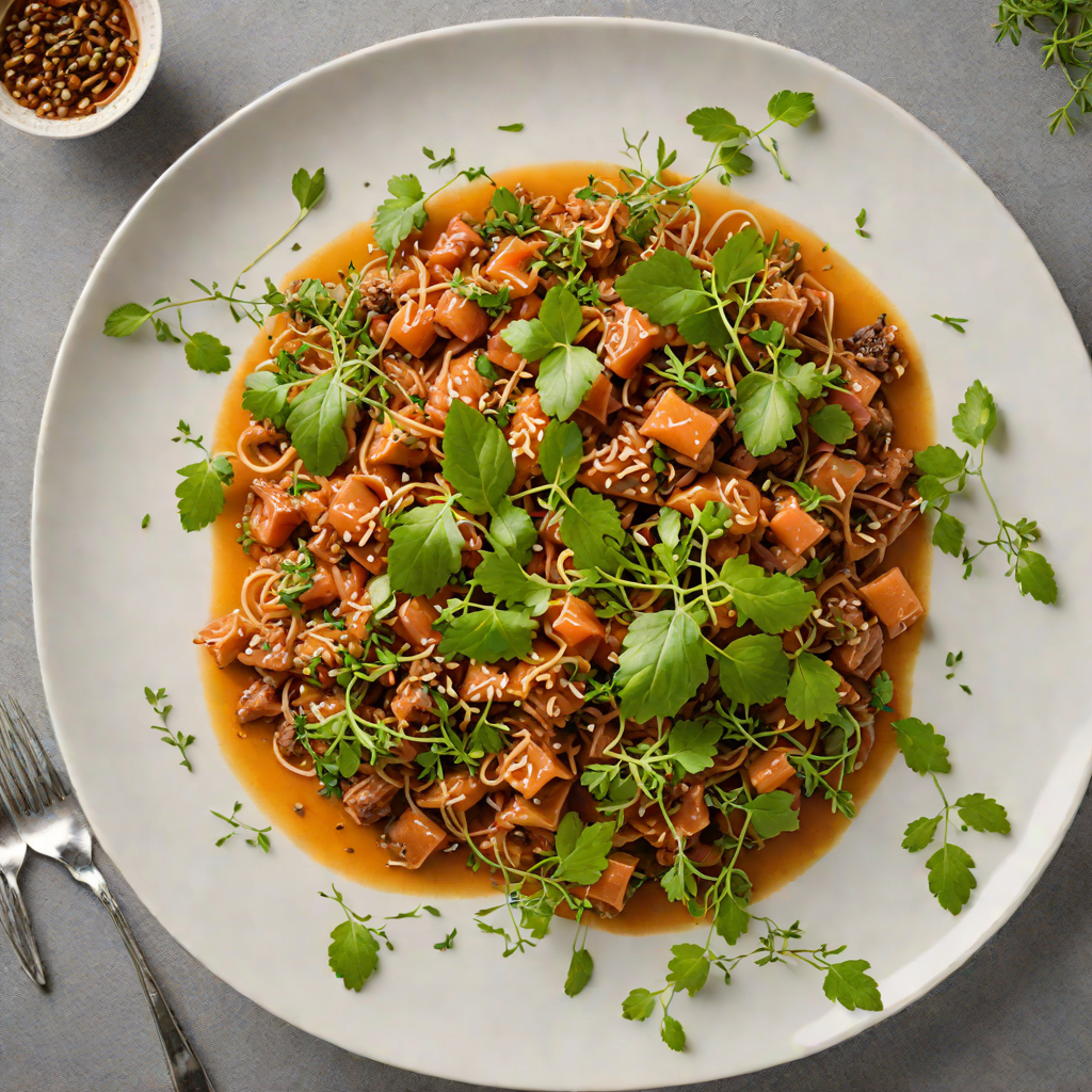 Slow-Cooked Emu Ragu with Finger Lime and Wild Herbs
