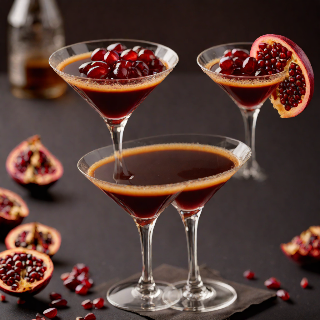 Velvet Pomegranate Espresso Martini