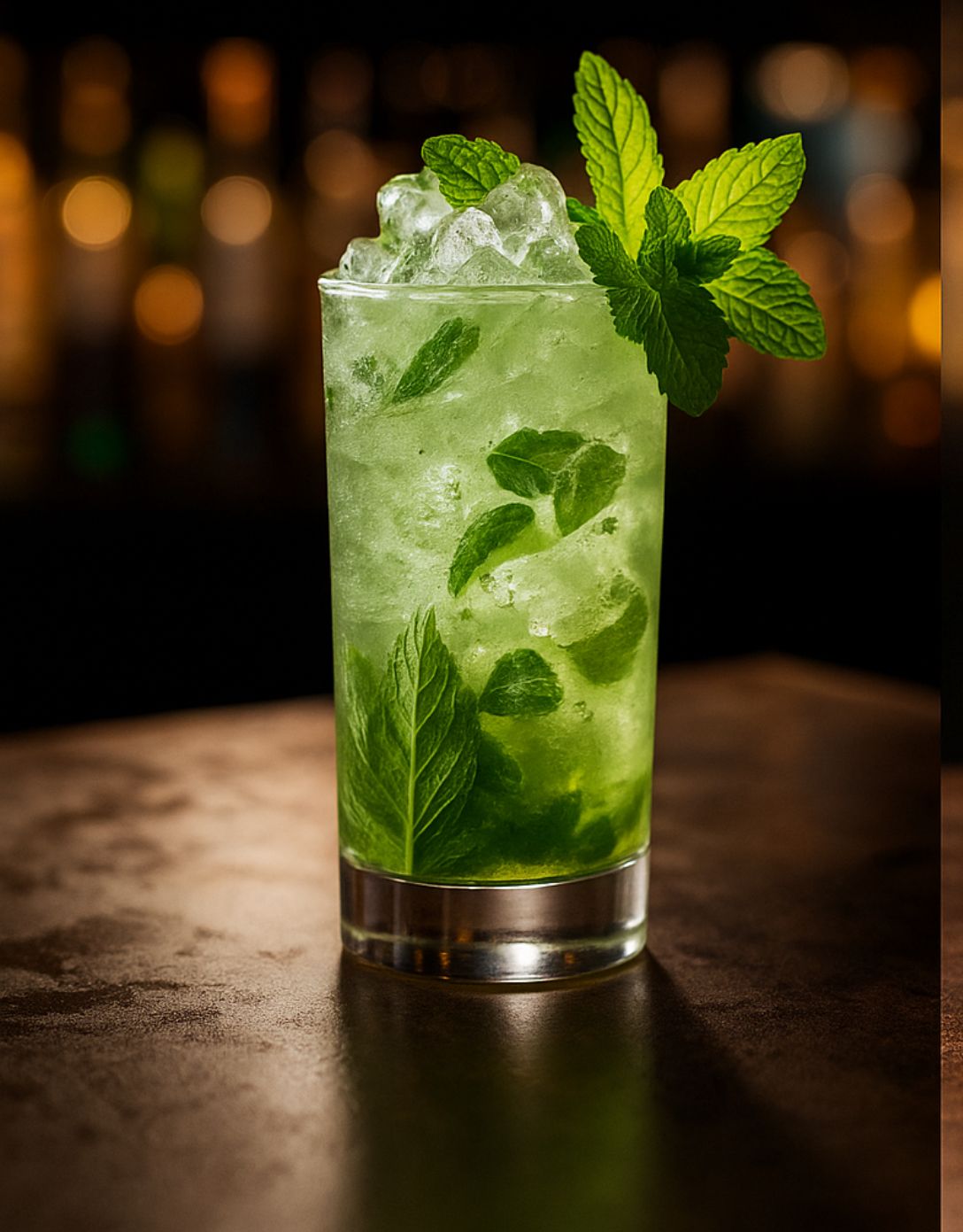 Shimmering Emerald Mojito Twist